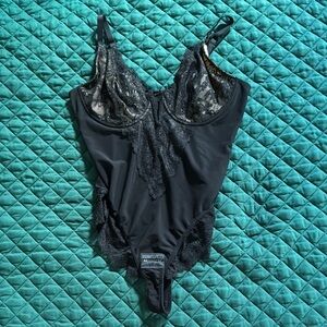 TIk tok Black Lace Bodysuit